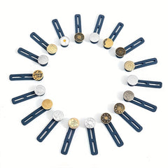 10pcs Button Extender For Pants Jeans Adjustable Waist Extenders