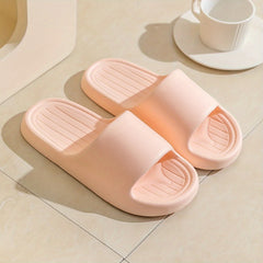 Women's Soft Sole Indoor Pillow Slides - Non Slip Shower Shoes