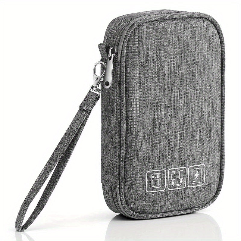 Zipper Data Cable Bag Travel Organzier Lightweight Container