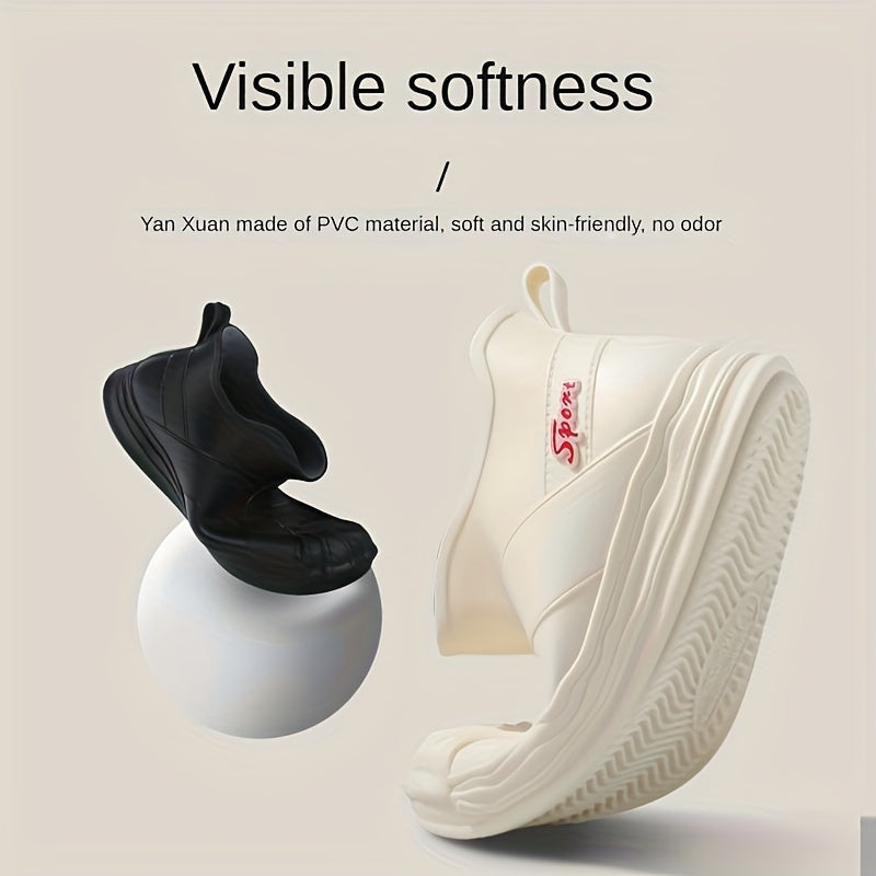 Women's Waterproof Rain Boots Soft Sole Lightweight Rubber Short Boots