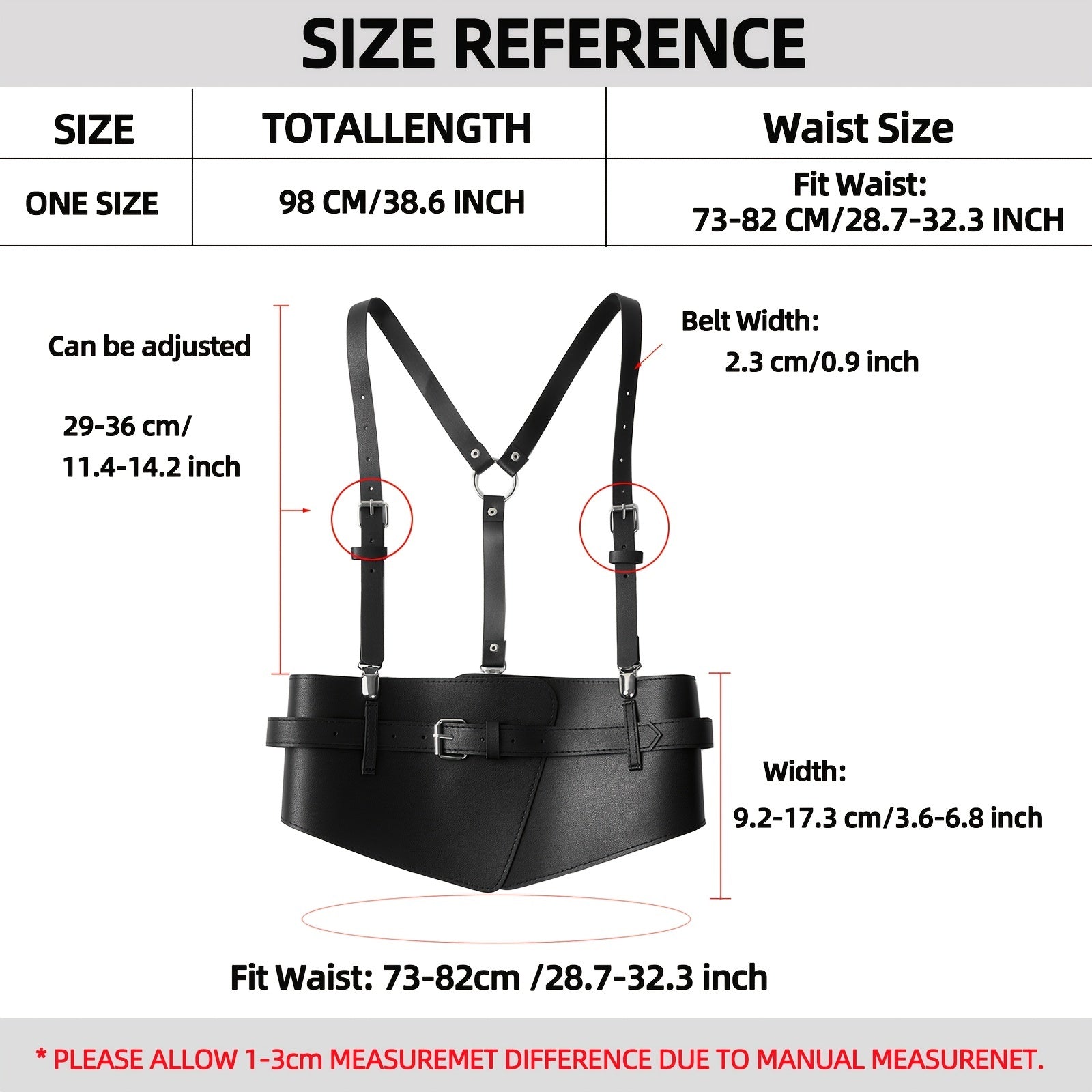 Women's Harness Belts Underbust Suspender Waist Belt