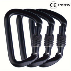 26KN Locking Carabiner Heavy Duty Metal Hanging Buckle