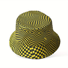 Unisex Sunshade Bucket Hat with Yellow Sun Hat for Outdoor Travel