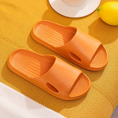 Women's Solid Pillow Slides Slip On Open Toe Non slip Lightweight Summer Shoes