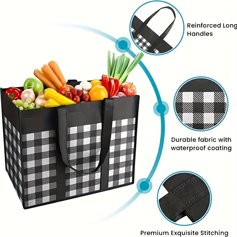 Foldable Reusable Luggage Bag Shopping Tote Waterproof Storage Bag
