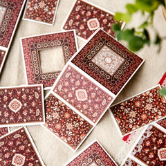 30pcs Retro Pattern Material Scrapbooking Art Supplies DIY Decorative Collage