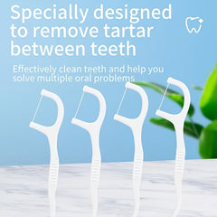 Comfort Clean Sensitive Gums Floss Picks Soft & Silky Ribbon - 150pcs