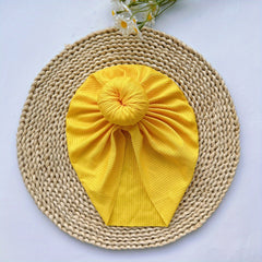 Soft Elastic Baby Donut Hat for Girls