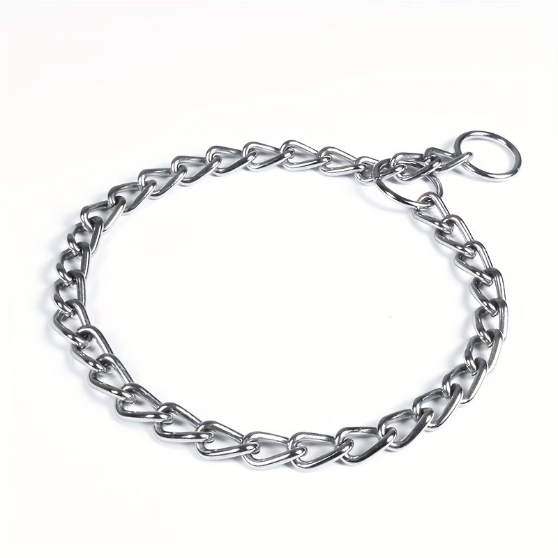 Adjustable Anti Bite Dog Chain Necklace for Control