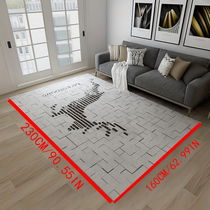 Modern Soft Area Rug for Living Room Non-slip Nordic Carpet