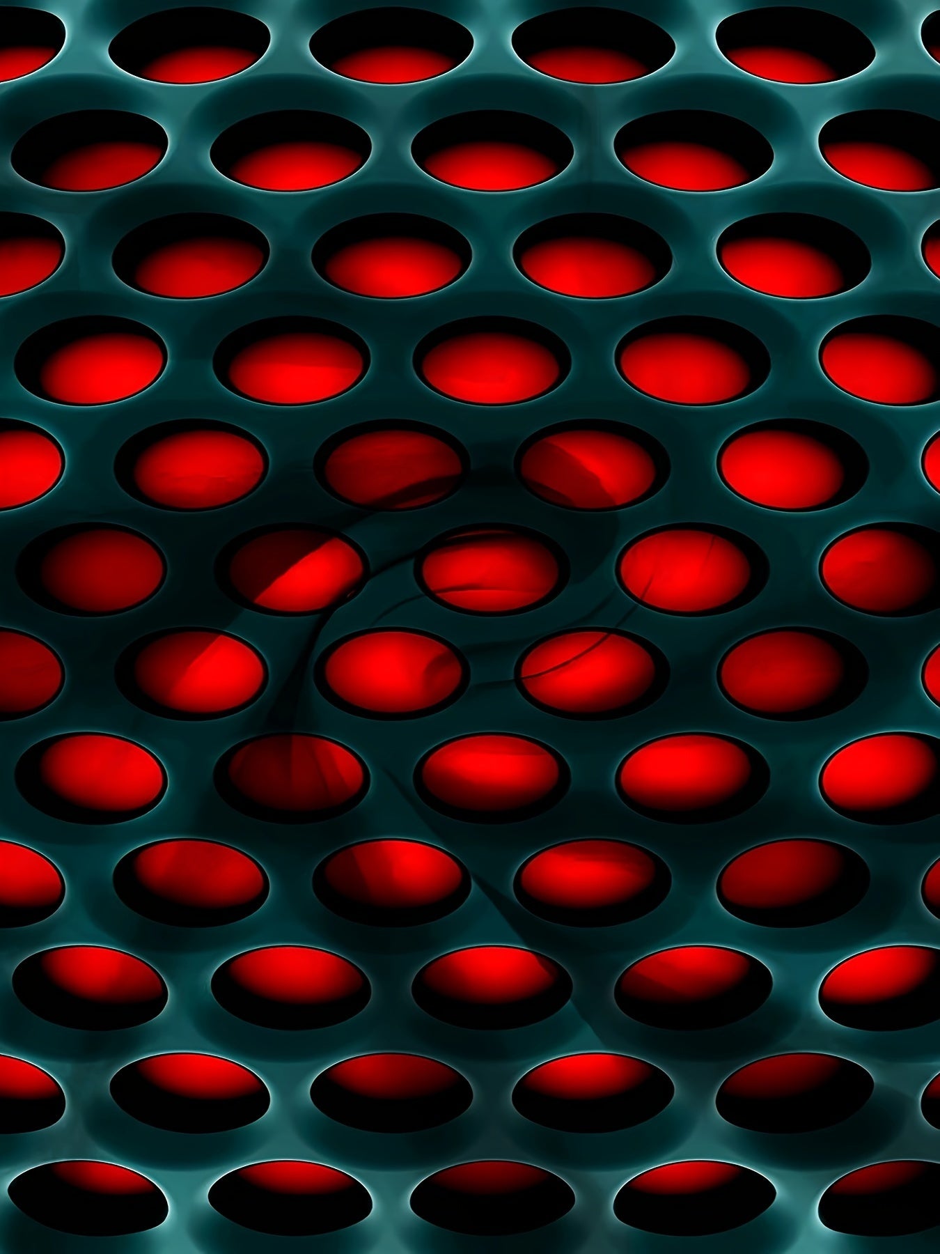 Red Holes 3D Print Hoodies for Men Graphic Hoodie Autumn Winter