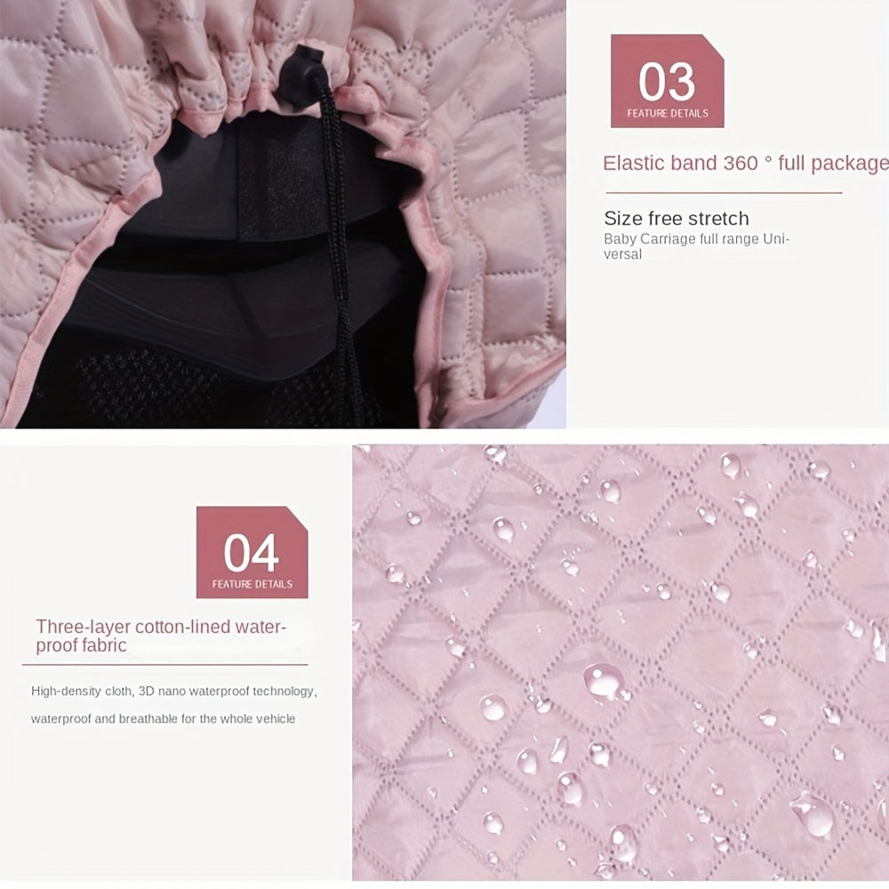 Baby Stroller Accessories Rain Cover Full Raincoat
