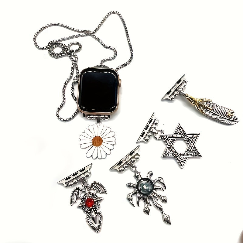 Metal Necklace Pendant For Smart Watch Anti lost Chain
