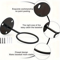 Wall Mounted Baseball Storage Rack Golf Ball Rack