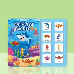 Quiet Book Pre School Learning Activity Sensory Toys Educational Toys