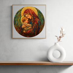 Mother and Child Wooden Puzzle with Irregular Animal Puzzles