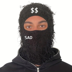 Embroidered Subaraklava Full Ski Mask Knit Camouflage Headwear