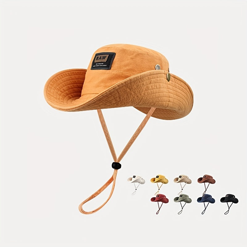 Wide Brim Soft Bucket Hat for Outdoor Sun Protection