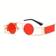 Metal Frame Sunglasses Top Bar Punk Style Glasses