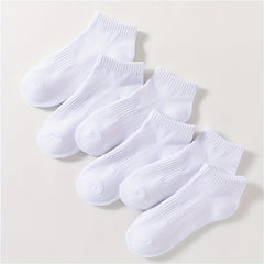 6 Pairs Women's Sports Ankle Socks Soft Lightweight Low Cut Stockings
