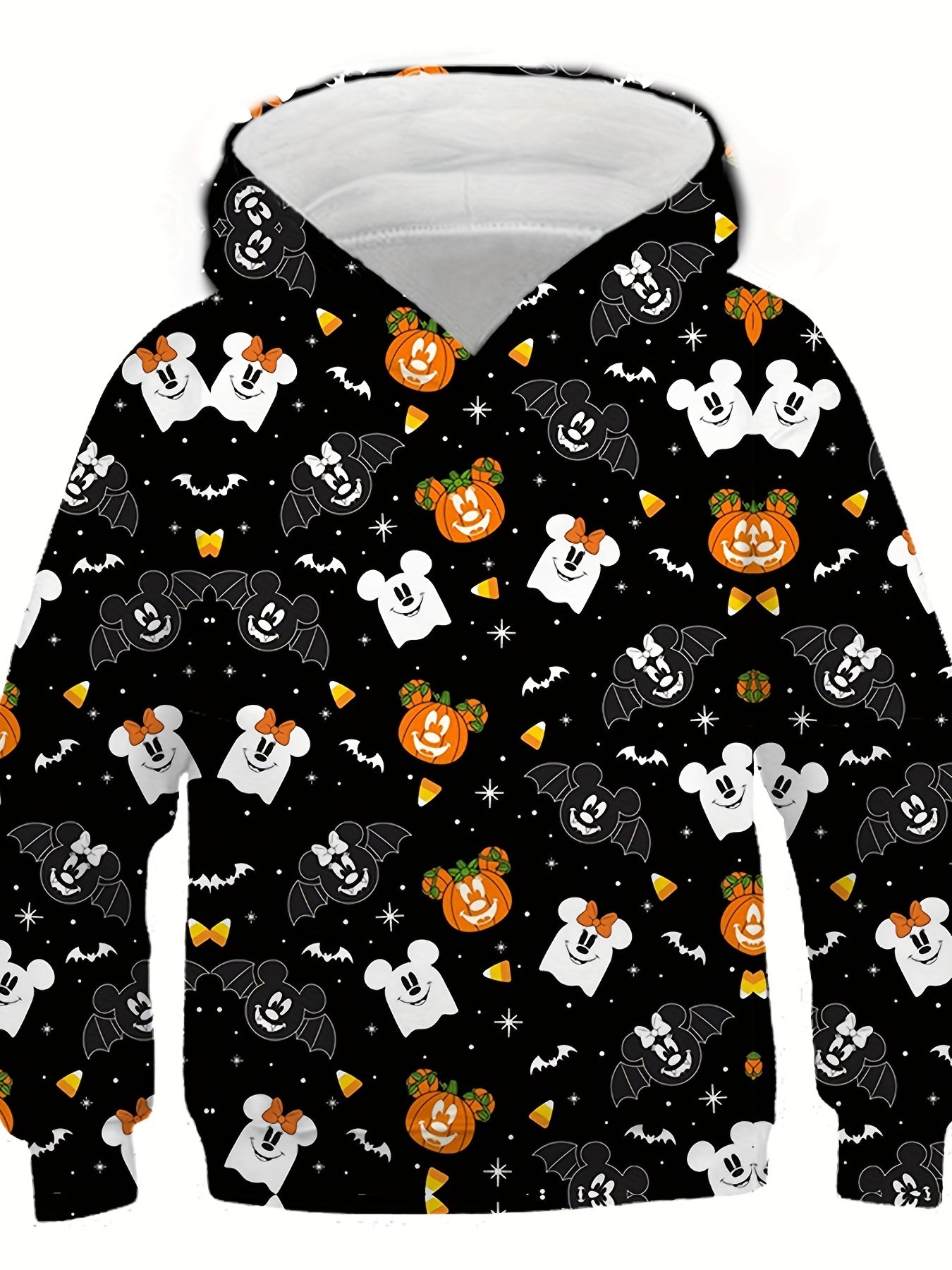 Stylish Halloween Pumpkin 3D Print Hooded Sweatshirt for Kids
