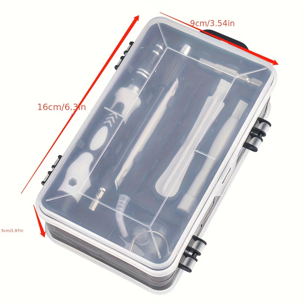 115 in 1 Tool Box Hardware Set with Screwdriver, Magnetizer & Suction Cup