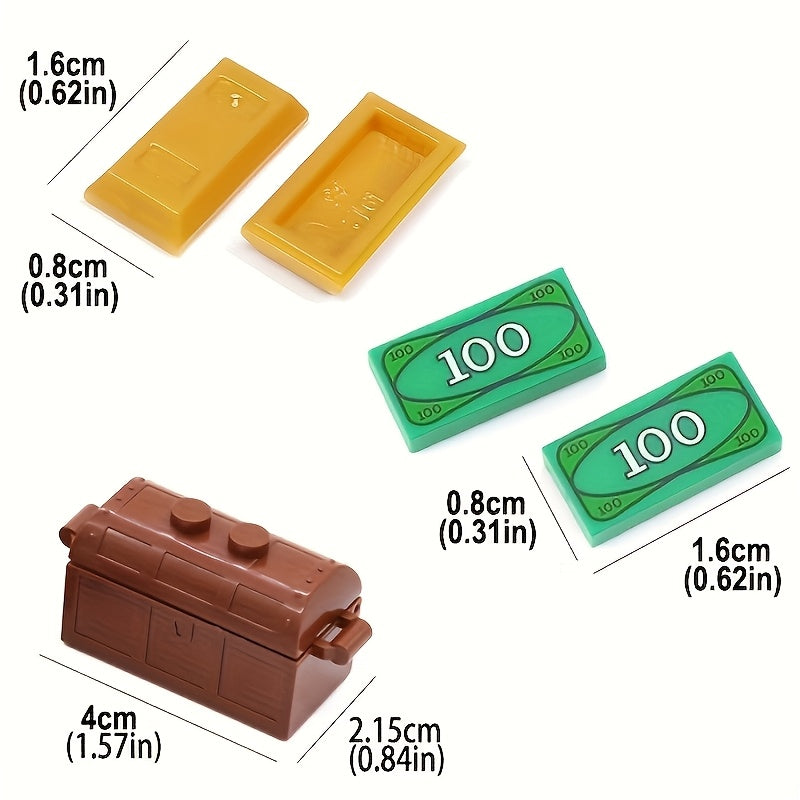 Money Pattern Building Blocks Set