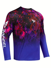 Men's Camo UPF 50 Sun Protection Shirt Long Sleeves