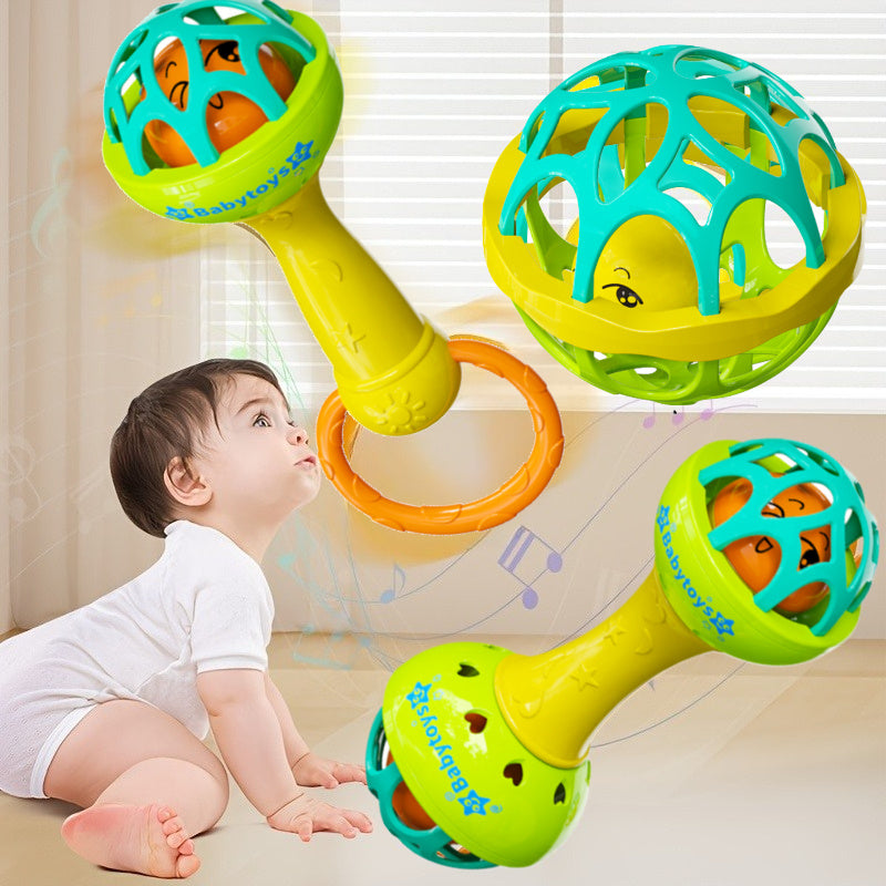 3pcs Vibrating Youngsters Hand Rattle Toy for 0-3 Years