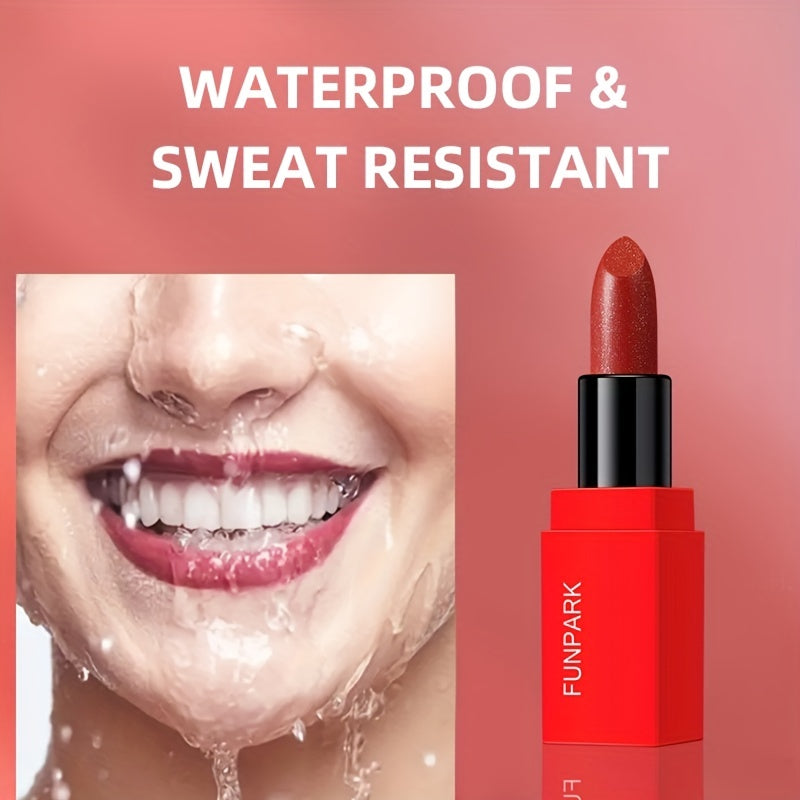 5-pc Waterproof Lipstick Set for Women: Lip Glaze, Lip Liner, Gloss