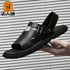 LAORENTOU Men's Sandals Quick Drying Beach Shoes