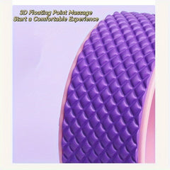 Yoga Fitness Auxiliary Wheel 3D Yoga Wheel for Back & Shoulder Stretching
