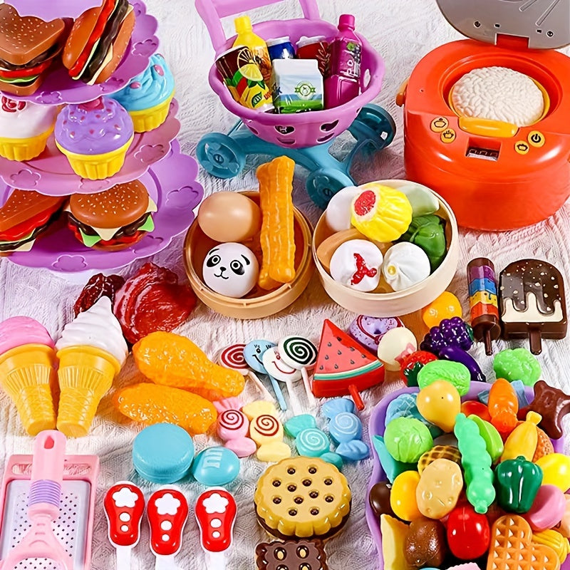 Kids Kitchen Cutting And Chopping Play Set