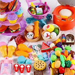 Kids Kitchen Cutting And Chopping Play Set