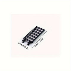 MOC Building Blocks Rod 7x3 with Double Clamp Ladder Stairs 6020