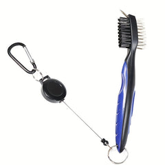 Portable Golf Groove Cleaning Brush for Perfect Spin, Dual Sided