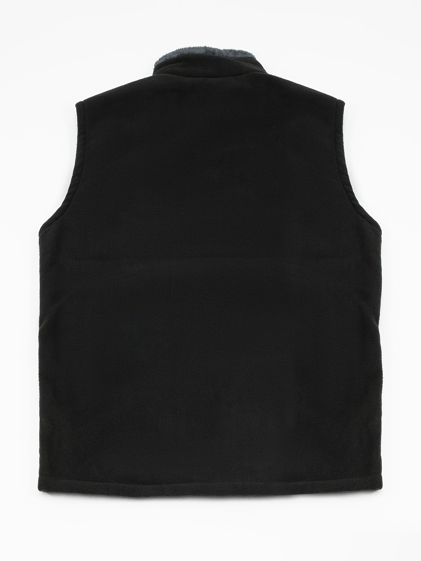 Men's Stand Collar Thermal Vest for Autumn Winter