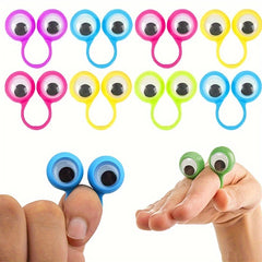 30pcs Eye Finger Puppets Eyeball Ring Party Favor Toys For Kids