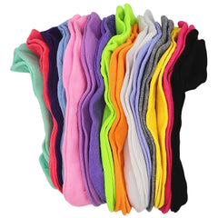 15 Pairs Candy Low Cut Ankle Socks Women's Stockings & Hosiery