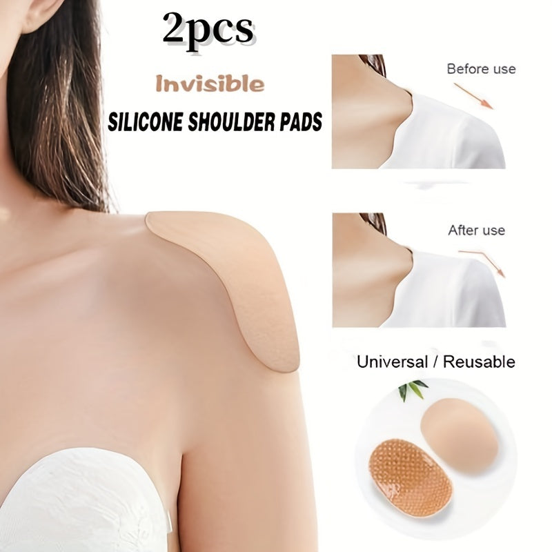 2pcs Invisible Silicone Shoulder Pad for Women