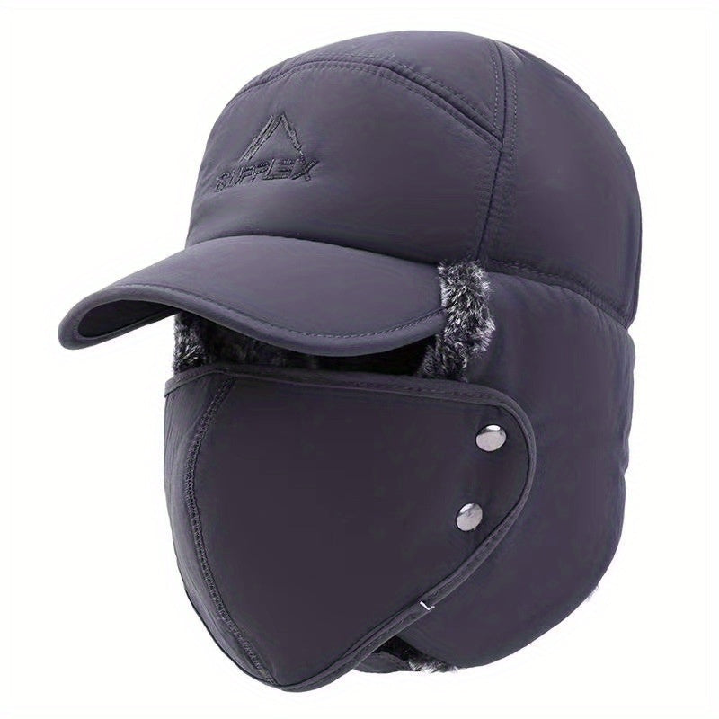 Winter Warm Hat with Mask, Plus Velvet Thickened, Ear Protection