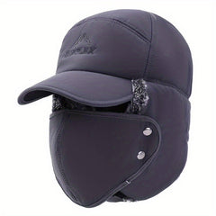Winter Warm Hat with Mask, Plus Velvet Thickened, Ear Protection