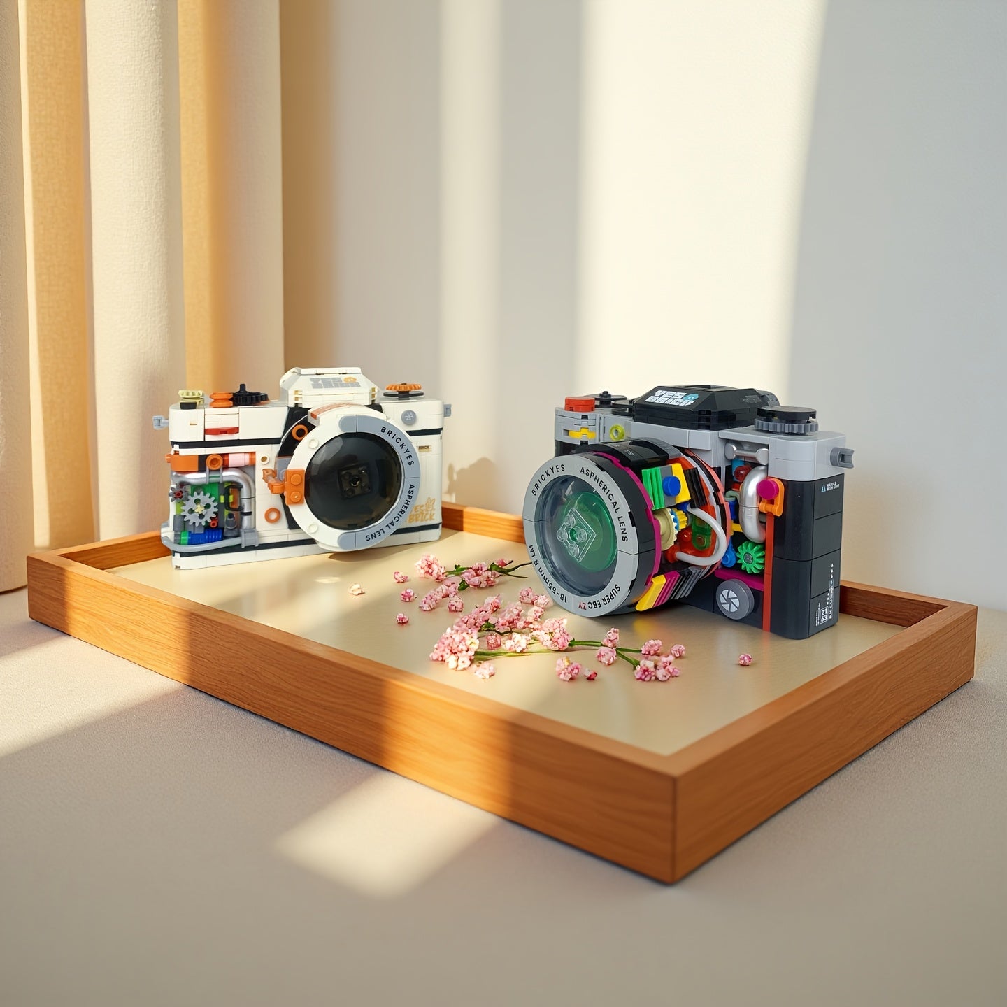 Retro Camera Assembly Kit Durable ABS Material Creative Gift for Adults