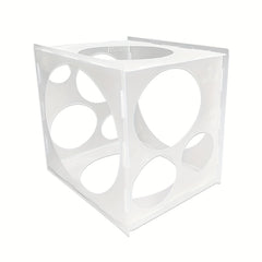 Collapsible Plastic Balloon Sizer Box Cube - Balloon Size Measurement Tool