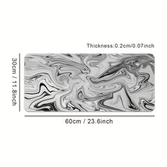 Gray Abstract Gaming Mouse Pad Non-slip Rubber Mat