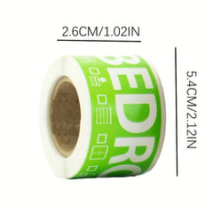 250 Home Moving Labels 1 Bedroom House 5 Coded Rolls Fragile Label