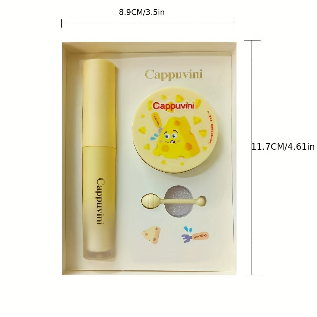 Cheese Lip Cream Mask Set Moisturizing Nourishing Lip Care Long Lasting Gift