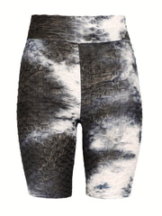 Tie Dye Honeycomb Yoga Shorts