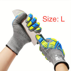 Cut Resistant Gloves for Men Women with TPR Protection