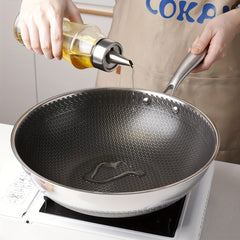 Non Stick Cast Iron Skillet with Glass Lid for Gas Stove and Induction Cooker